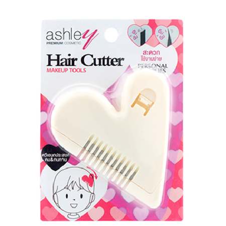 Ashley Hair Cutter No.01 White(AA 174-01) หวีซอยเอนกประสงค์สำหรับผู้หญิง ใช้ซอยผมหน้าม้าหรือขจัดขนที่ไม่พึงประสงค์ จัดถนัดมือ ไม่ก่อให้เกิดการระคายเคืองหลังการใช้งาน
